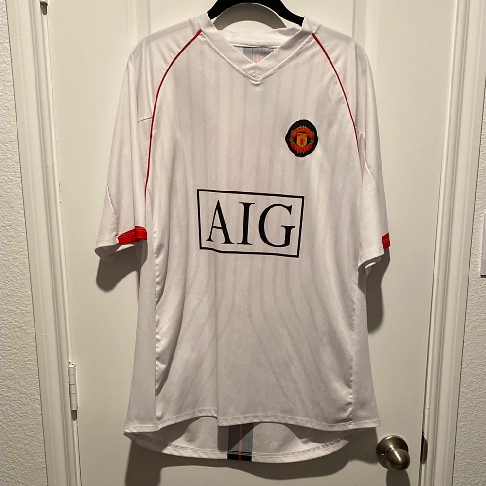 White Manchester United Jersey